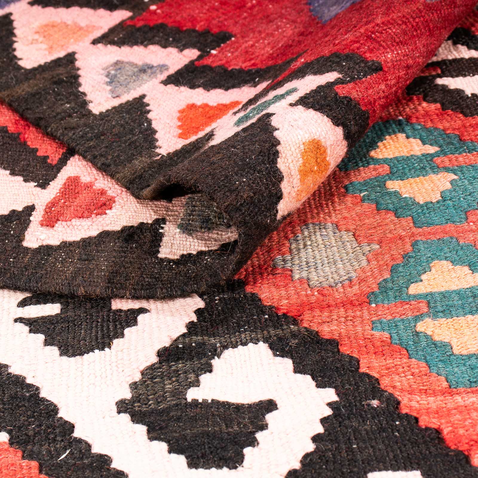 Alfombra Kelim - Antigua - 330 x 175 cm - multicolor