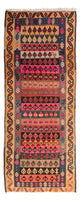 Kilim antiguo Alfombra 140x350cm