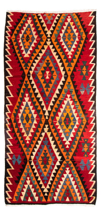 Alfombra Kelim - Antigua - 320 x 162 cm - multicolor