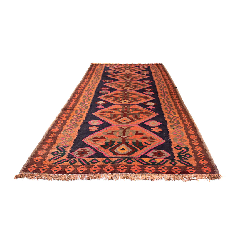 Alfombra de pasillo Alfombra Kelim - Antigua - 320 x 145 cm - multicolor