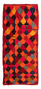 Alfombra de pasillo Alfombra Kelim - Antigua - 320 x 145 cm - multicolor