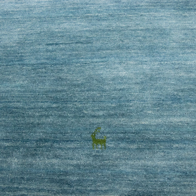 Alfombra Gabbeh - Softy - 299 x 202 cm - azul claro