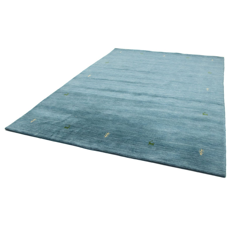 Alfombra Gabbeh - Softy - 299 x 202 cm - azul claro