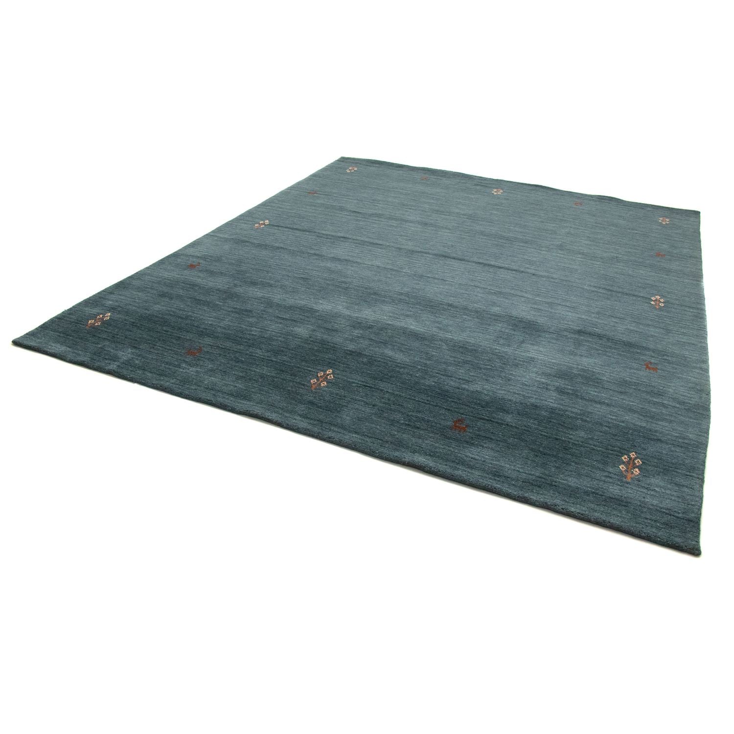 Alfombra Gabbeh - Softy - 298 x 250 cm - azul