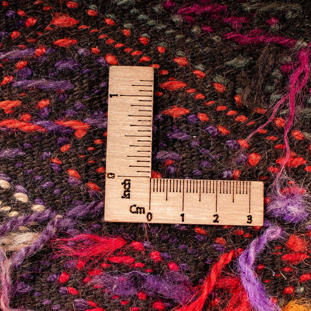 Alfombra de pasillo Alfombra Kelim - Antigua - 370 x 140 cm - multicolor