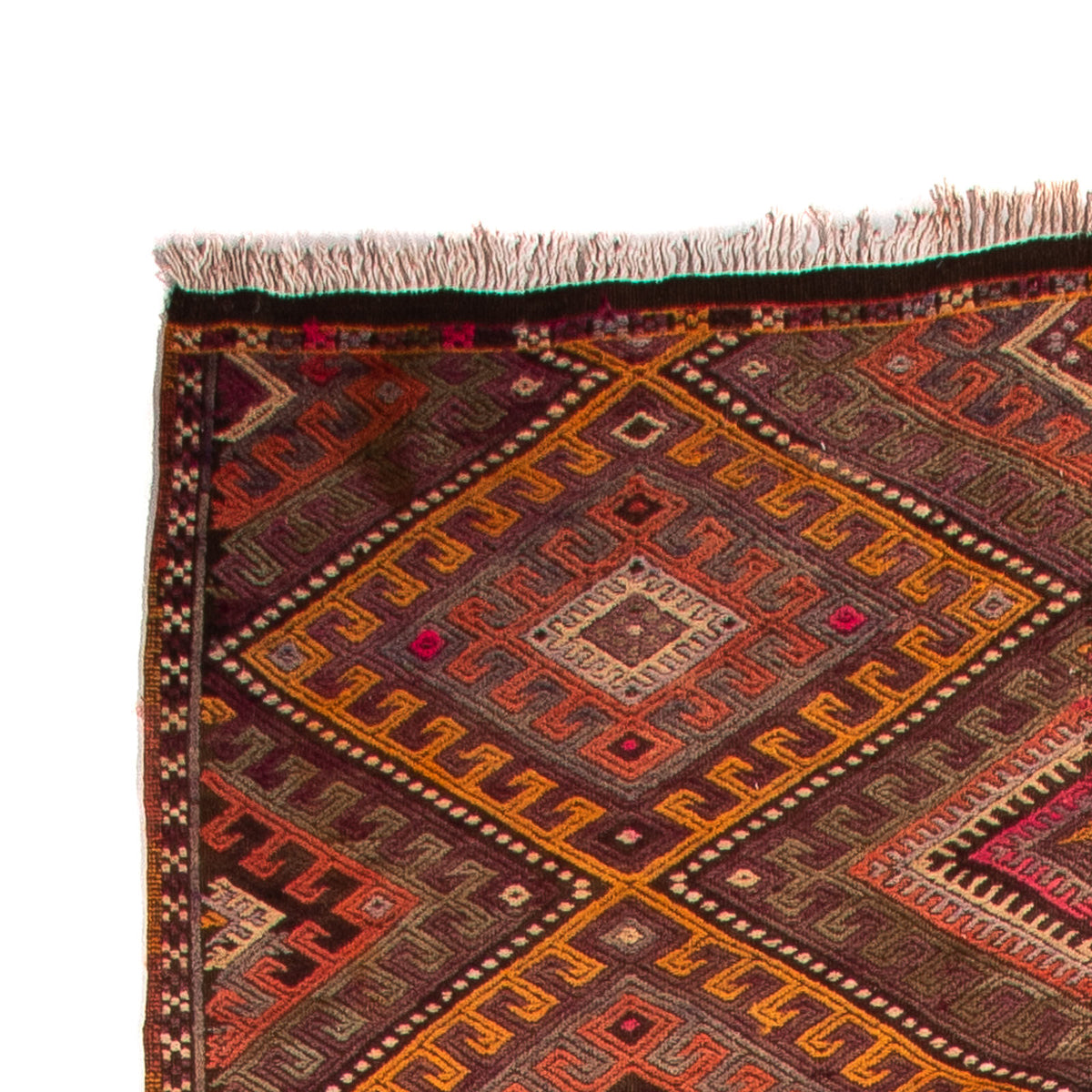 Kilim antiguo Alfombra 140x370cm