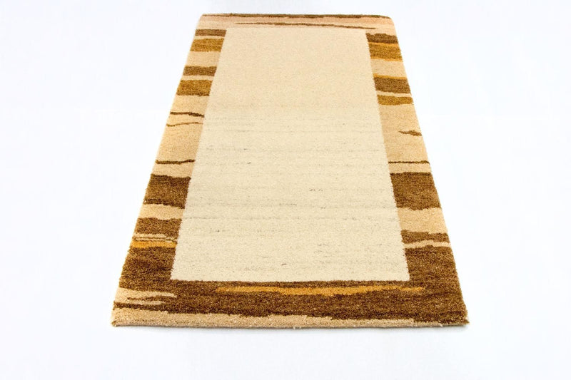 Alfombra Gabbeh - Indus - 141 x 75 cm - beige