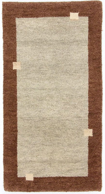 Alfombra Gabbeh - Indus - 135 x 72 cm - beige