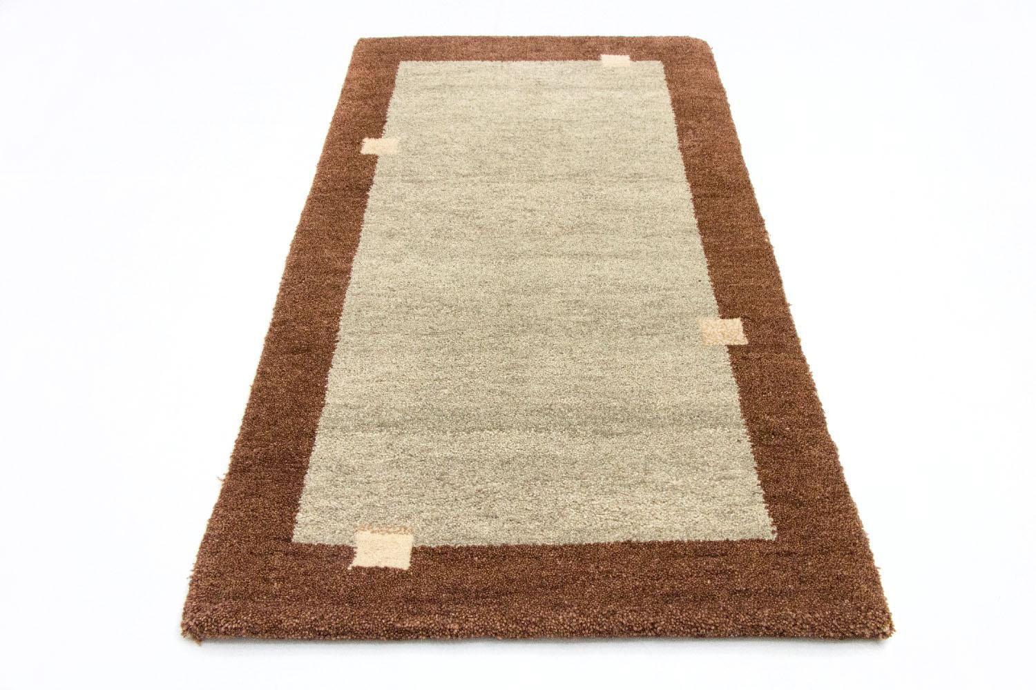 Alfombra Gabbeh - Indus - 135 x 72 cm - beige