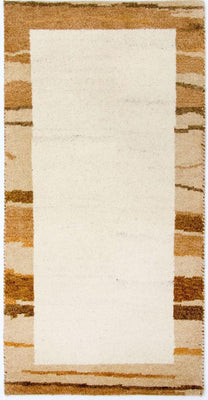 Alfombra Gabbeh - Indus - 142 x 72 cm - beige