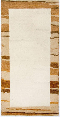 Alfombra Gabbeh - Indus - 142 x 72 cm - beige