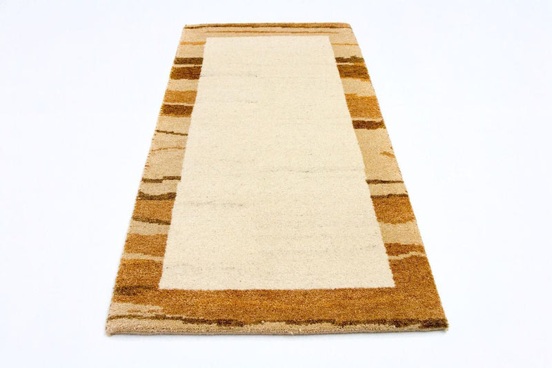 Alfombra Gabbeh - Indus - 142 x 72 cm - beige