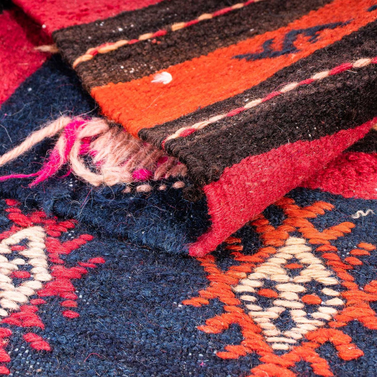 Alfombra Kelim - Antigua - 200 x 155 cm - multicolor