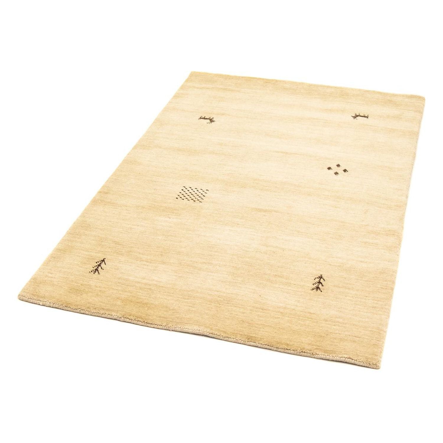 Alfombra Gabbeh - Softy - 152 x 89 cm - beige