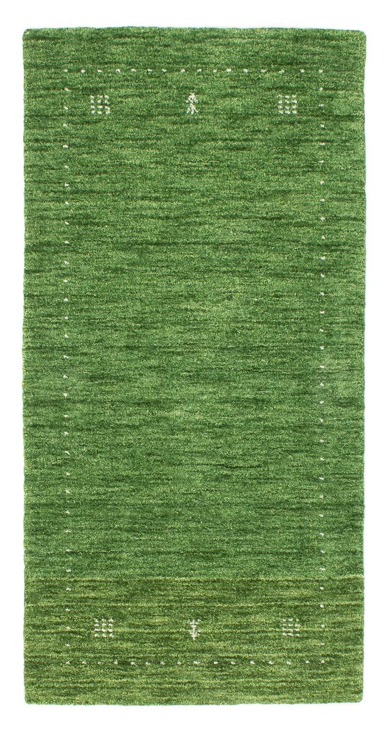Alfombra Gabbeh - Softy - 143 x 72 cm - verde