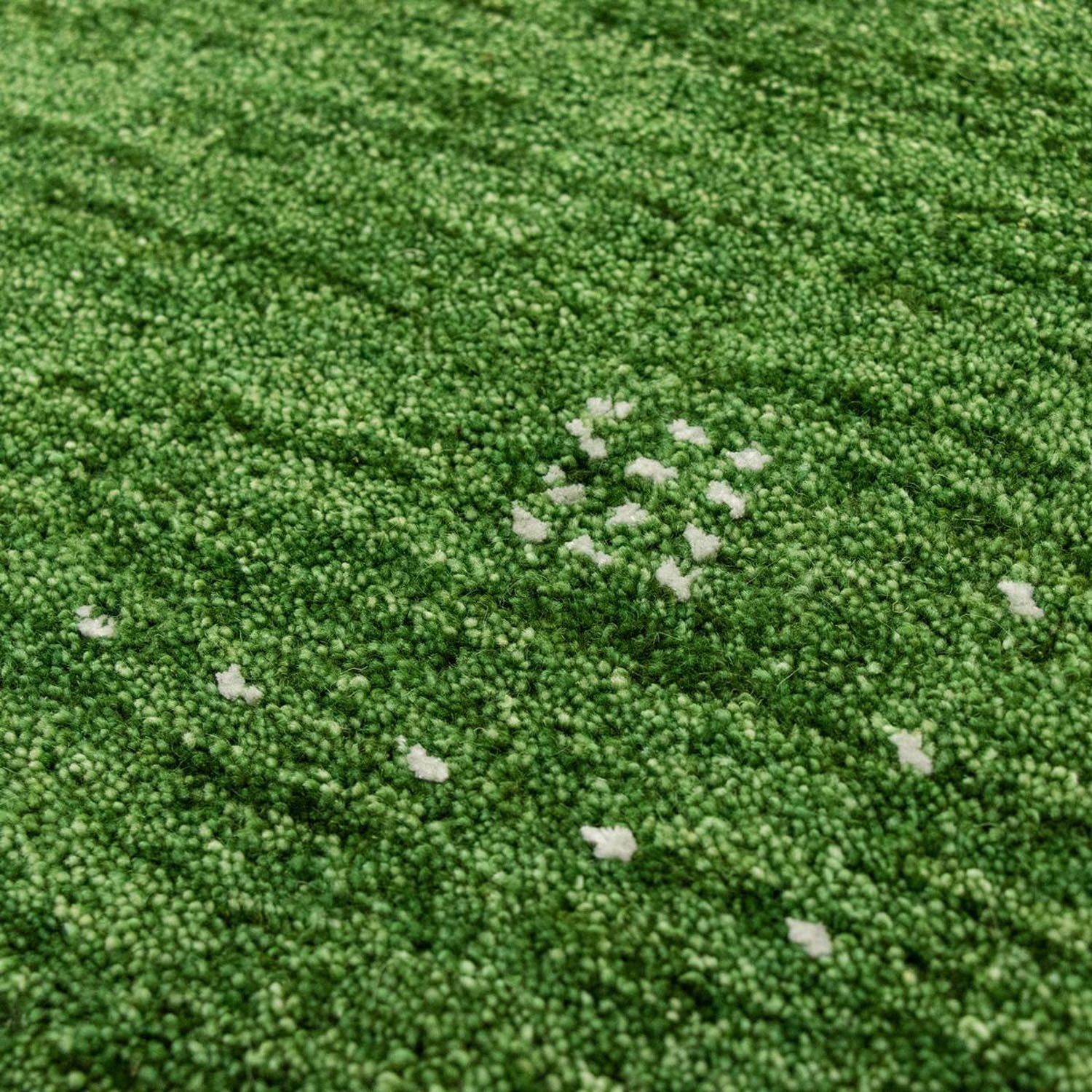 Alfombra Gabbeh - Softy - 143 x 72 cm - verde