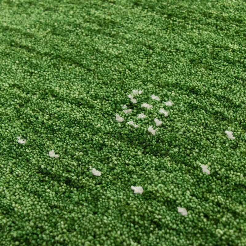 Alfombra Gabbeh - Softy - 143 x 72 cm - verde