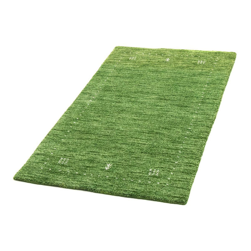 Alfombra Gabbeh - Softy - 143 x 72 cm - verde