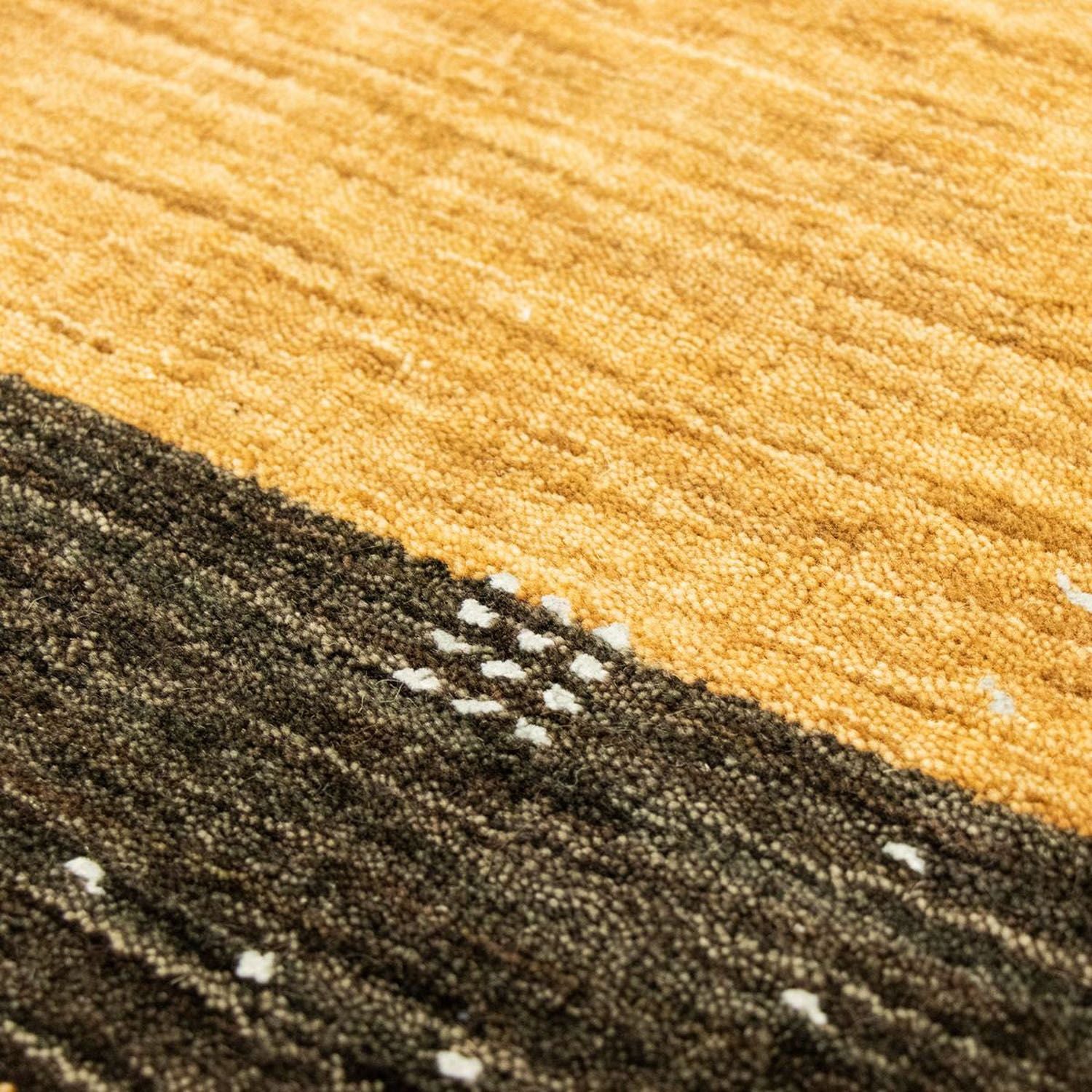 Alfombra Gabbeh - Softy - 137 x 73 cm - beige oscuro