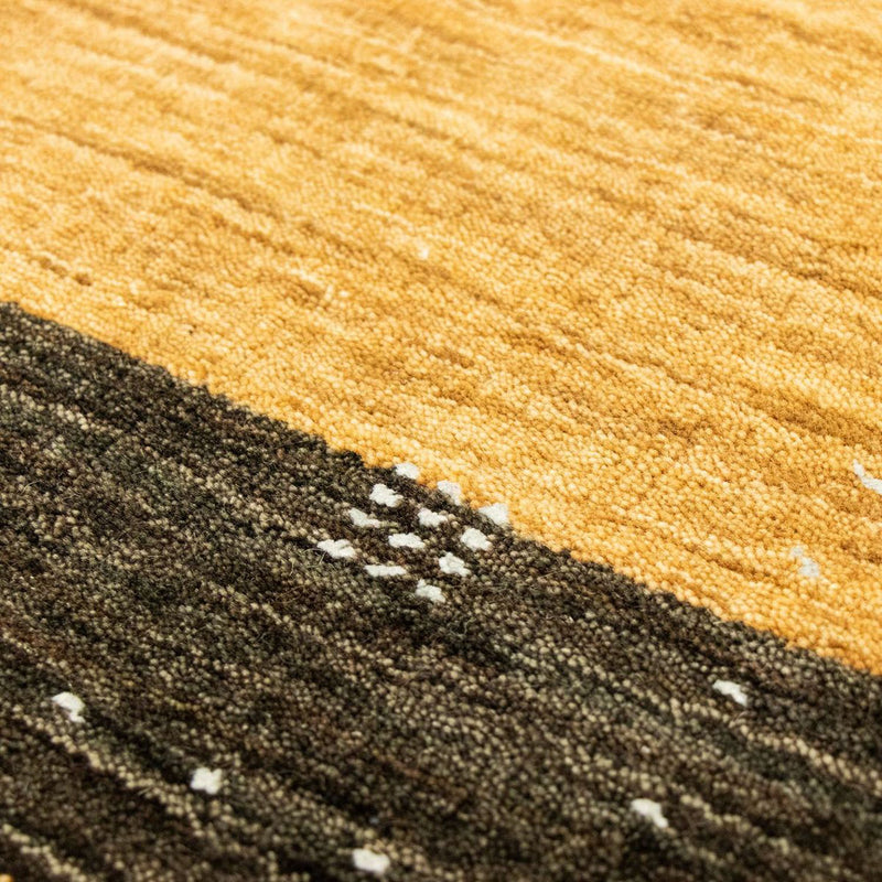 Alfombra Gabbeh - Softy - 137 x 73 cm - beige oscuro
