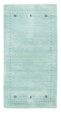Alfombra Gabbeh - Softy - 142 x 73 cm - azul claro