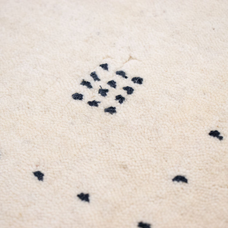 Alfombra Gabbeh - Softy - 90 x 60 cm - blanco natural