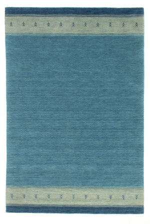 Alfombra Gabbeh - Softy - 203 x 144 cm - azul