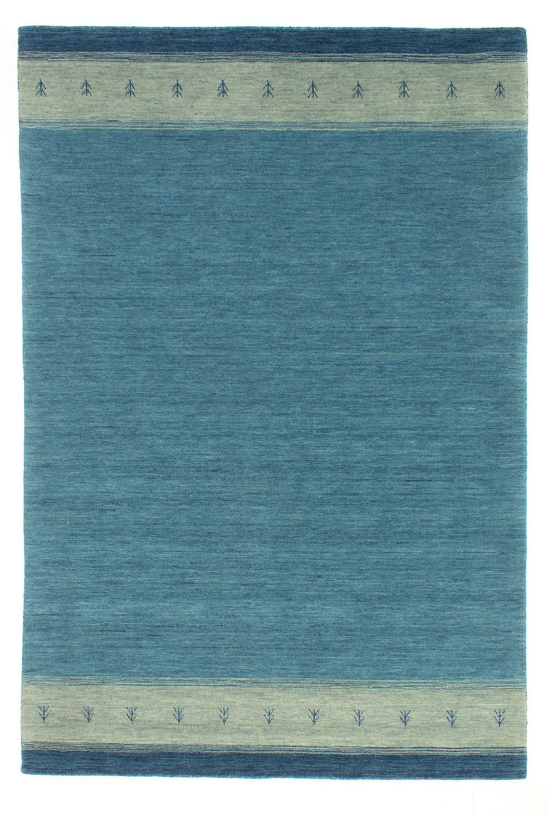 Alfombra Gabbeh - Softy - 203 x 144 cm - azul