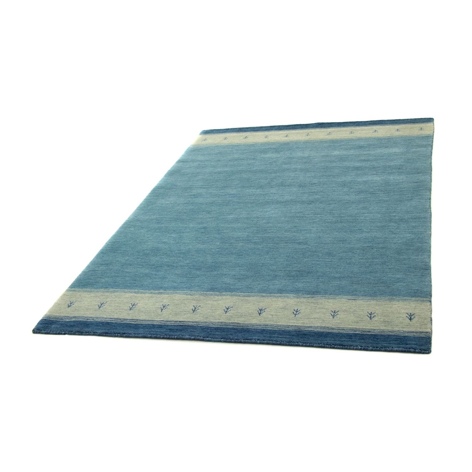 Alfombra Gabbeh - Softy - 203 x 144 cm - azul