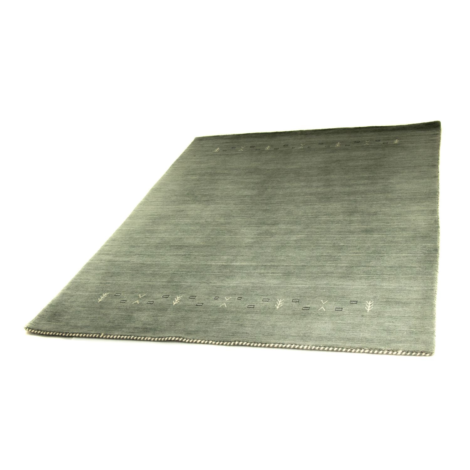Alfombra Gabbeh - Softy - 201 x 146 cm - gris