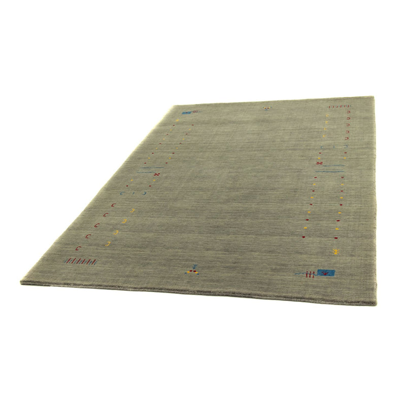 Alfombra Gabbeh - Softy - 201 x 141 cm - plata