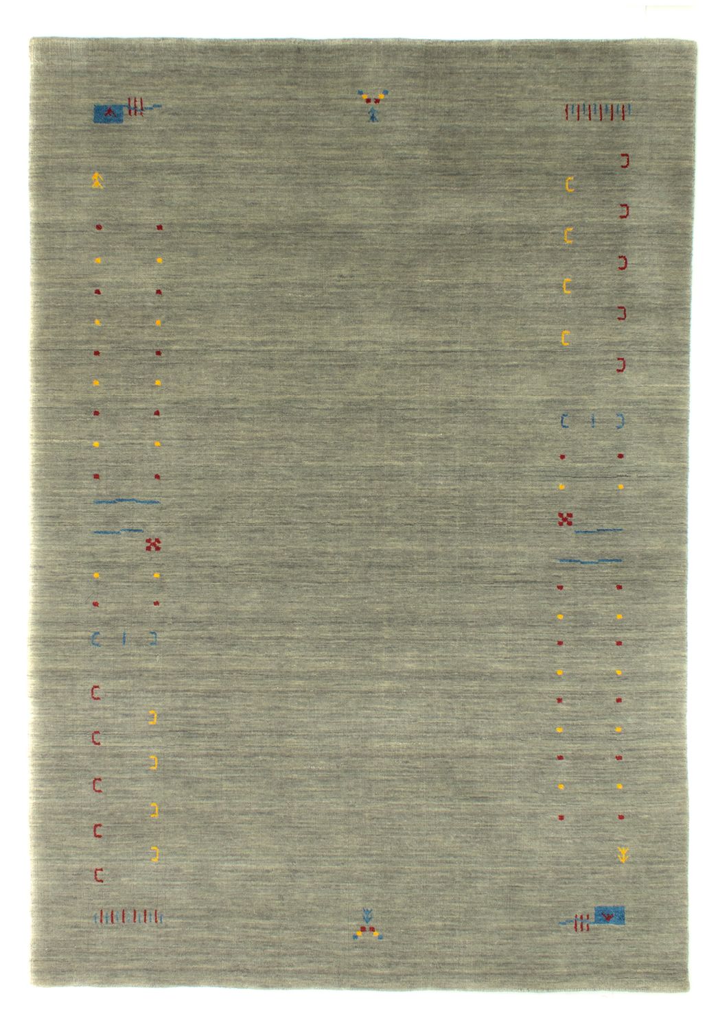 Alfombra Gabbeh - Softy - 202 x 143 cm - plata