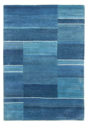 Alfombra de Nepal - 181 x 123 cm - azul
