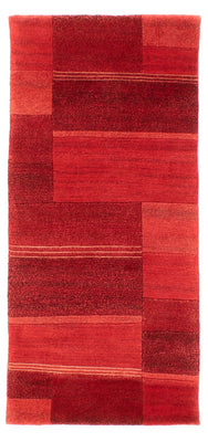 Alfombra de pasillo Alfombra de Nepal - 142 x 72 cm - rojo