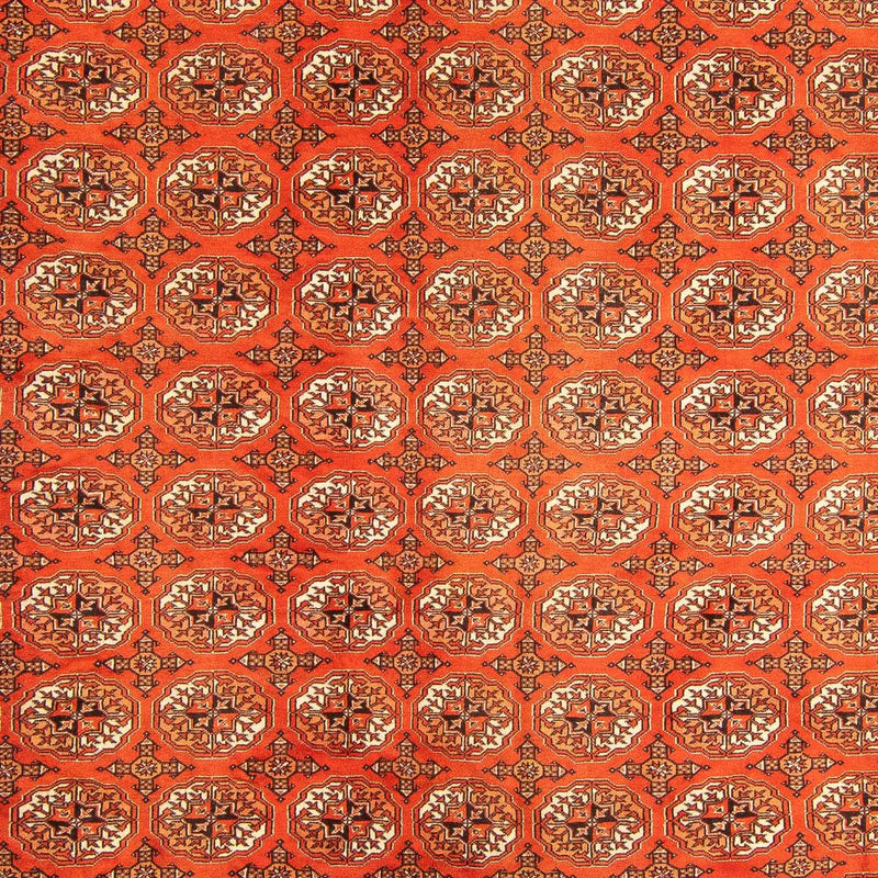 Alfombra Turkaman - 333 x 260 cm - rojo oscuro