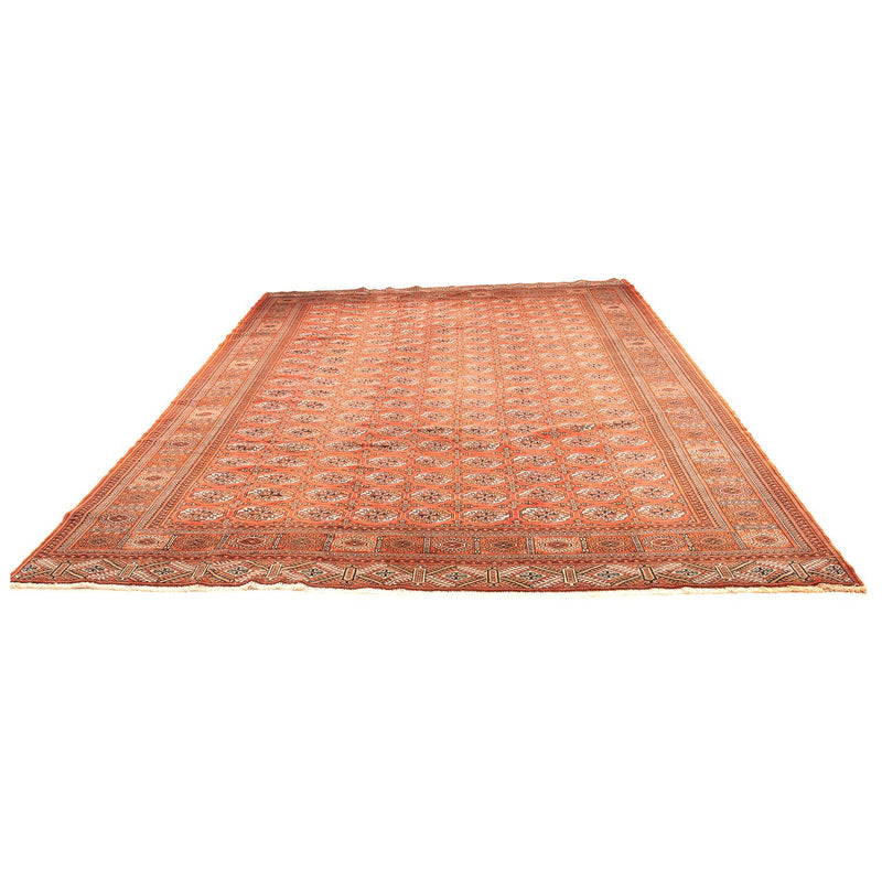 Alfombra Turkaman - 333 x 260 cm - rojo oscuro