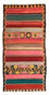 Alfombra de pasillo Alfombra Kelim - Antigua - 250 x 120 cm - multicolor