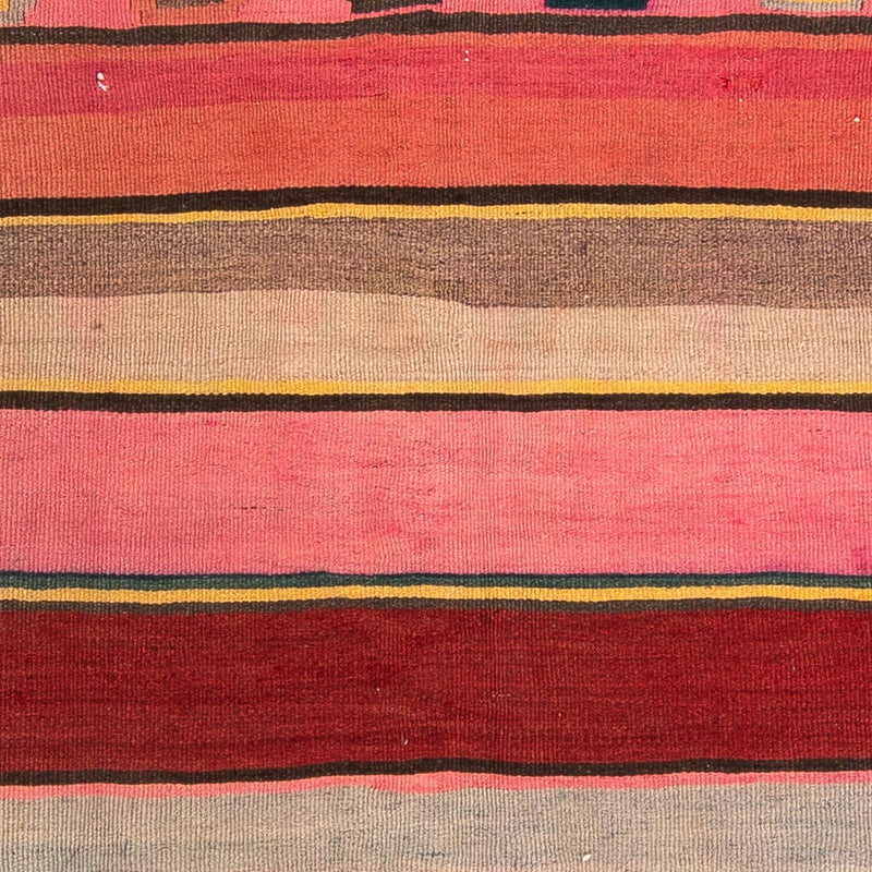 Alfombra de pasillo Alfombra Kelim - Antigua - 250 x 120 cm - multicolor