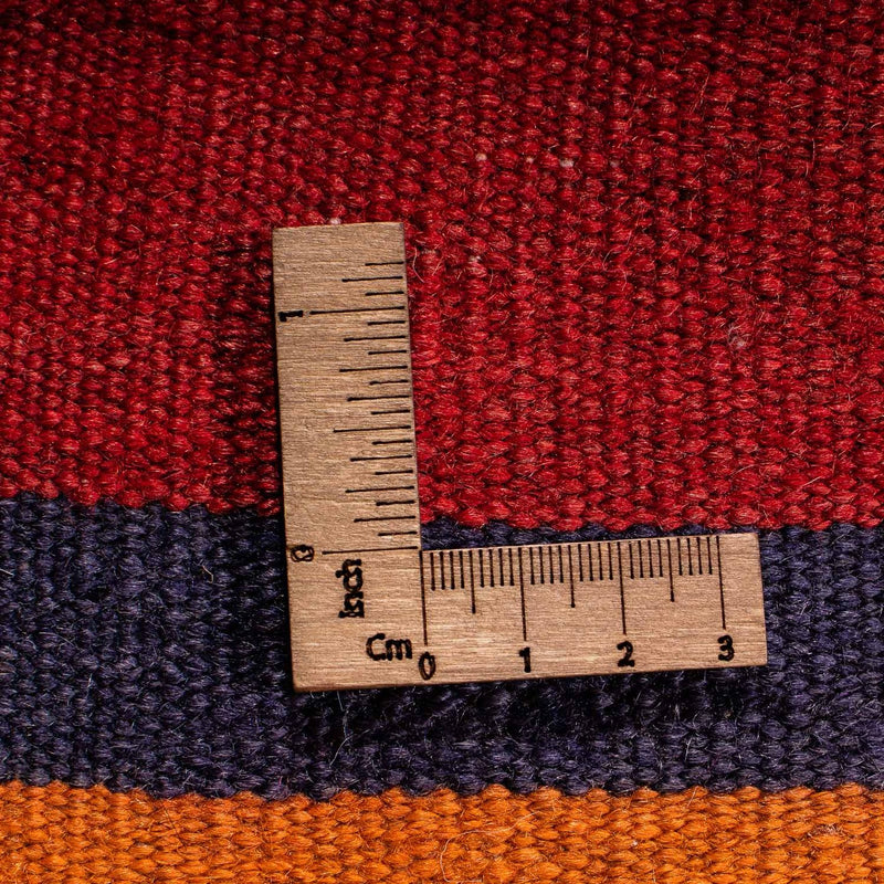 Alfombra de pasillo Alfombra Kelim - Antigua - 295 x 120 cm - multicolor