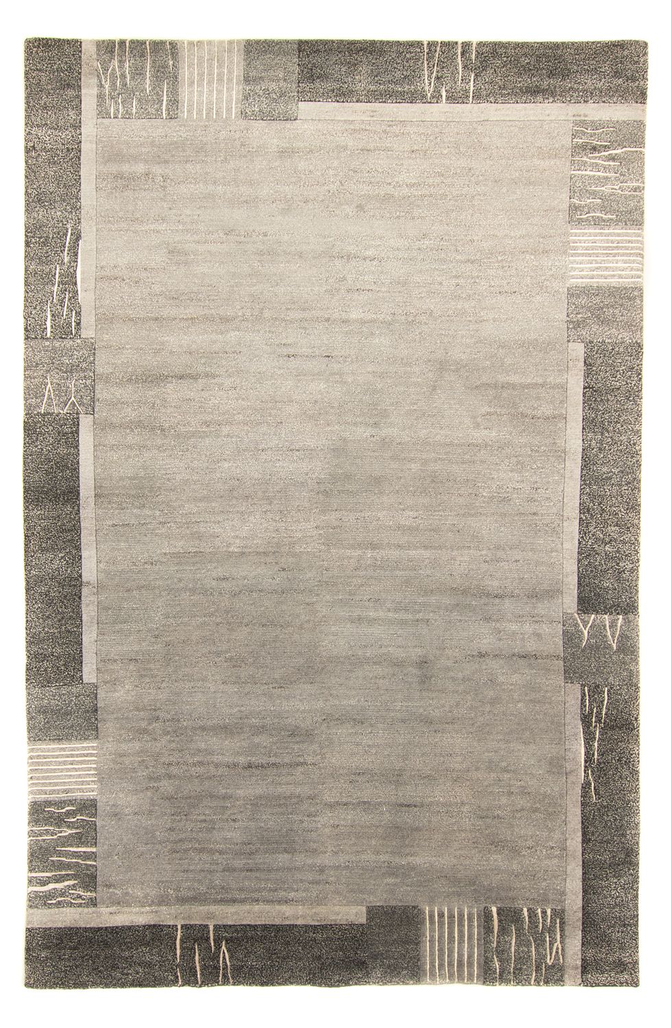 Alfombra de Nepal - 297 x 199 cm - antracita