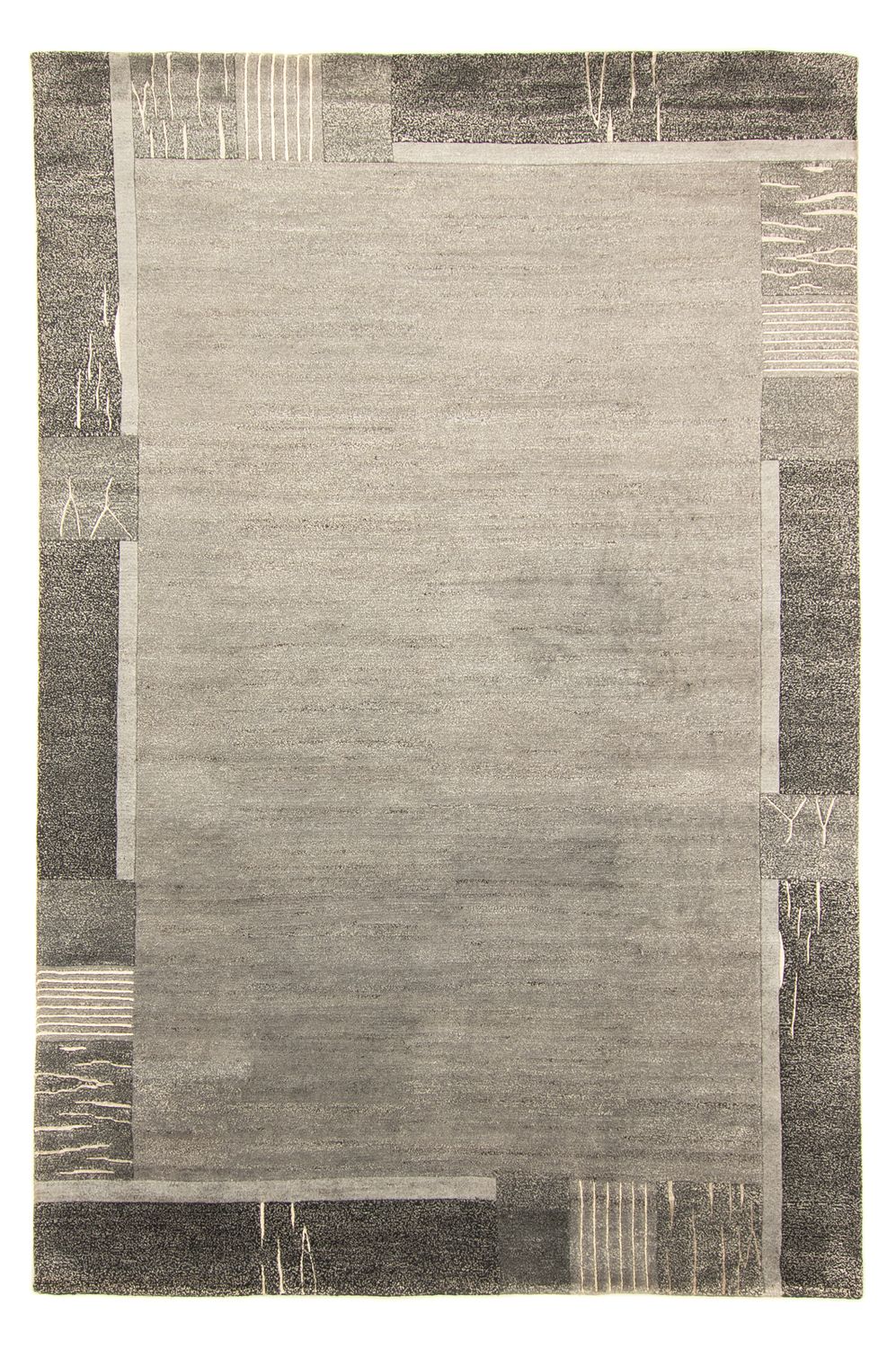 Alfombra de Nepal - 300 x 200 cm - antracita