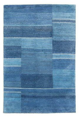 Alfombra de Nepal - 181 x 121 cm - azul