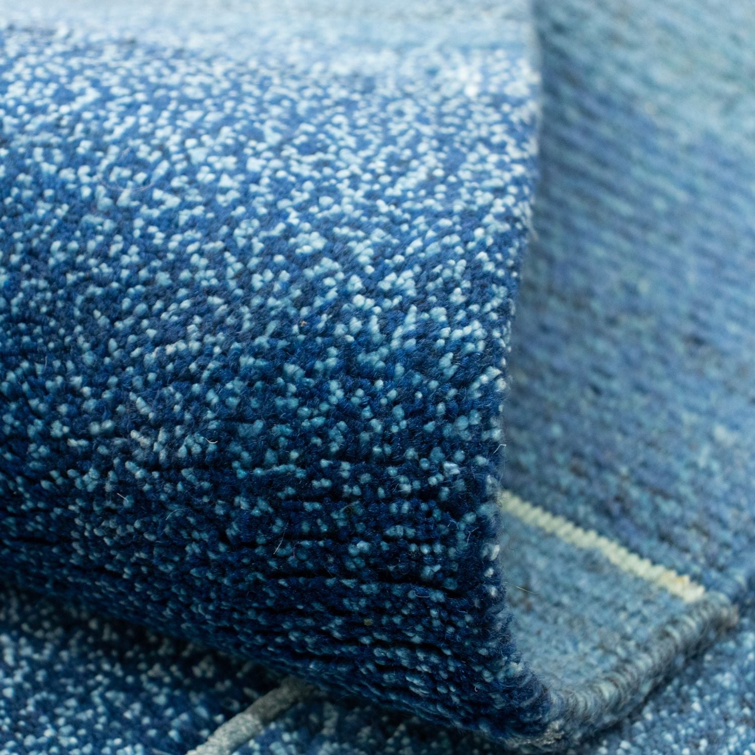 Alfombra de Nepal - 181 x 121 cm - azul