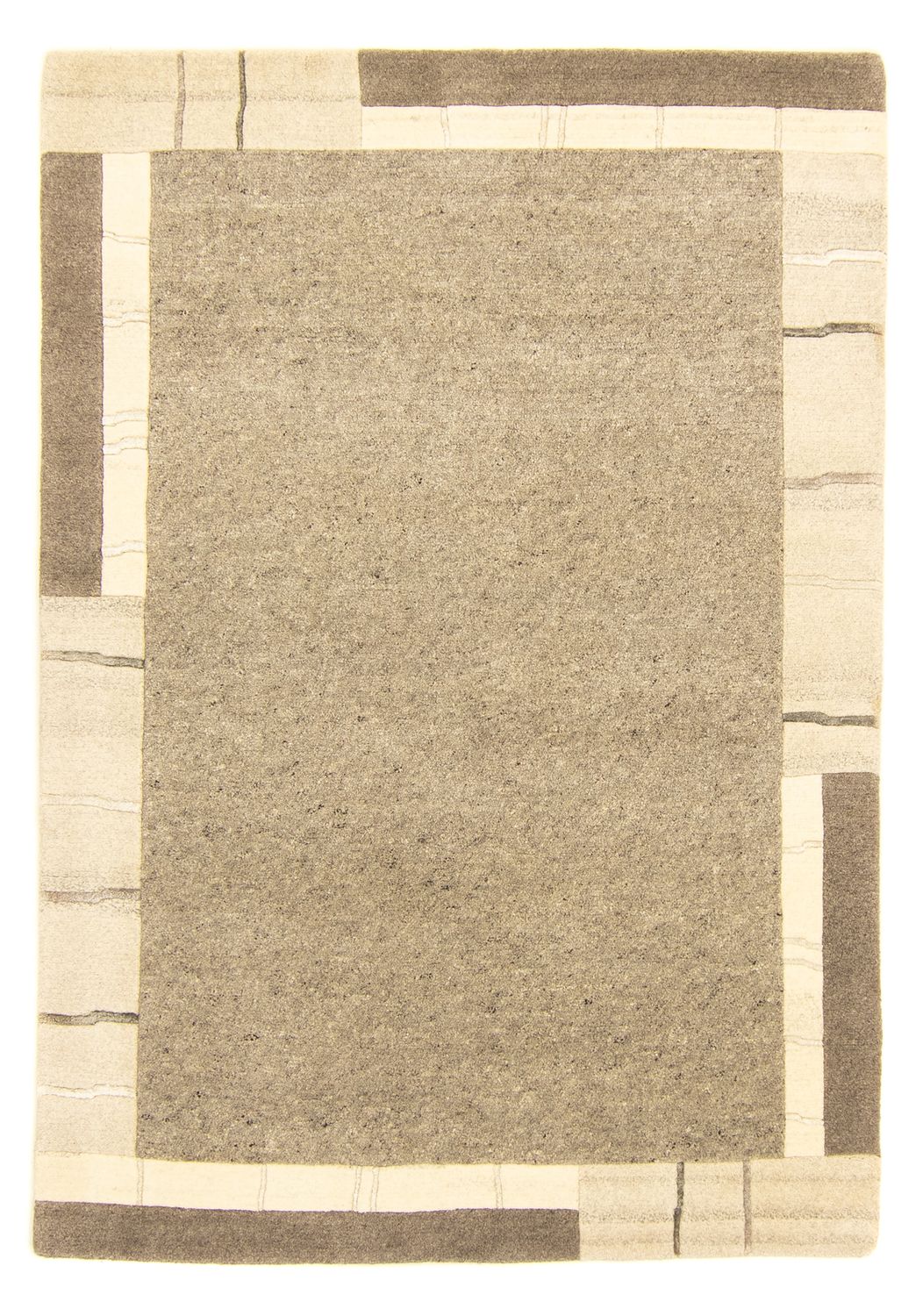 Alfombra de Nepal - 185 x 128 cm - gris