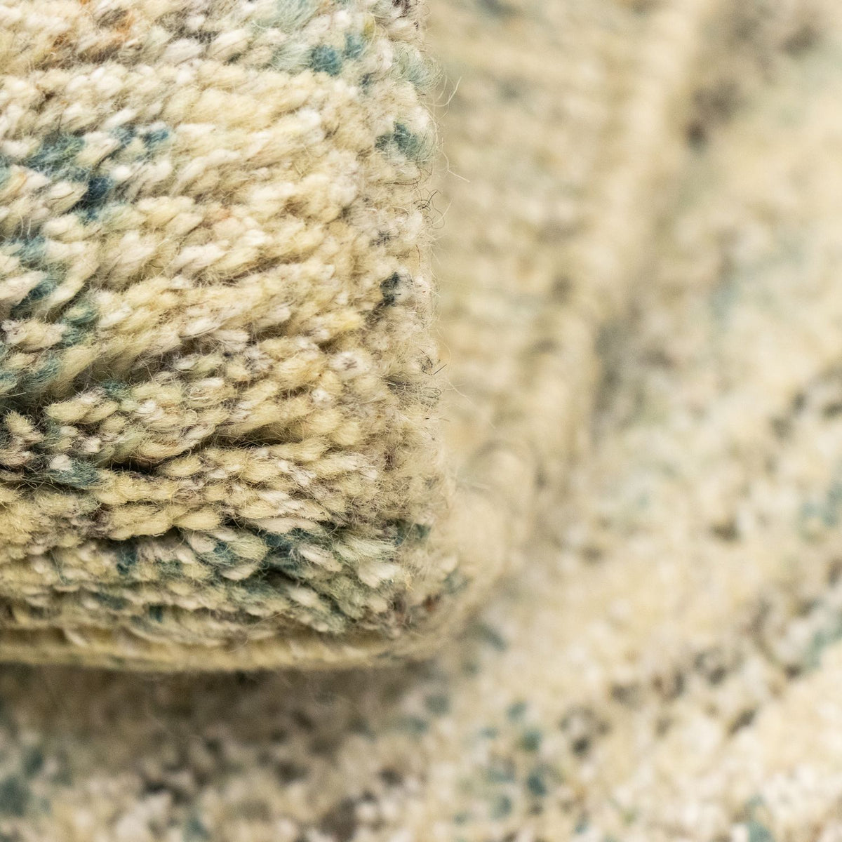 Alfombra de Nepal - 141 x 73 cm - gris