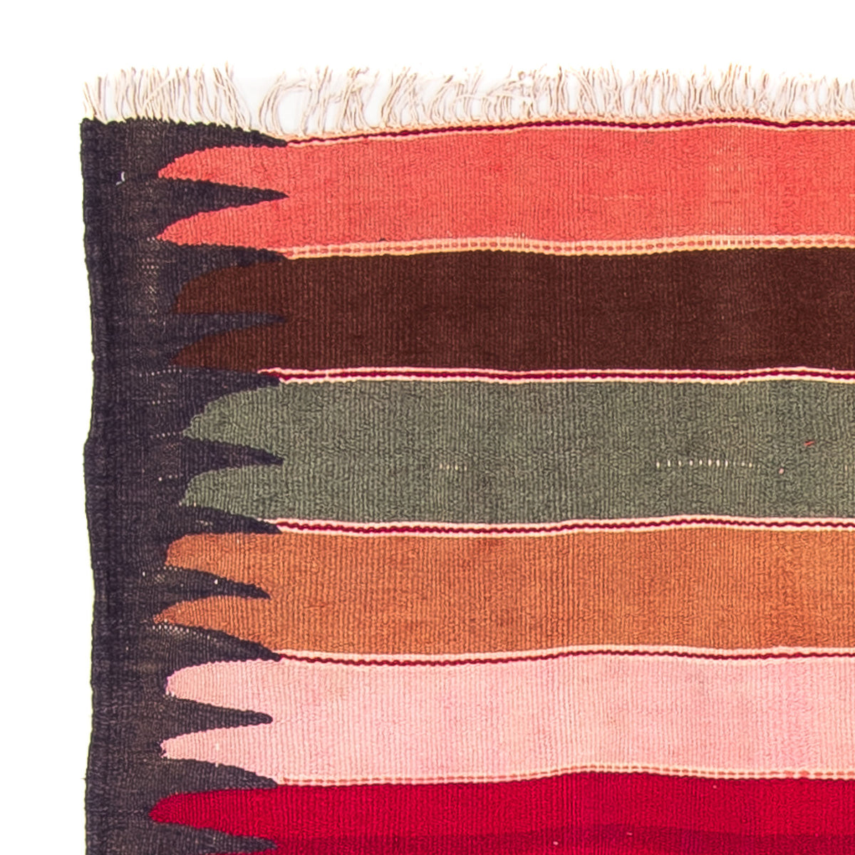 Kilim antiguo Alfombra 130x160cm
