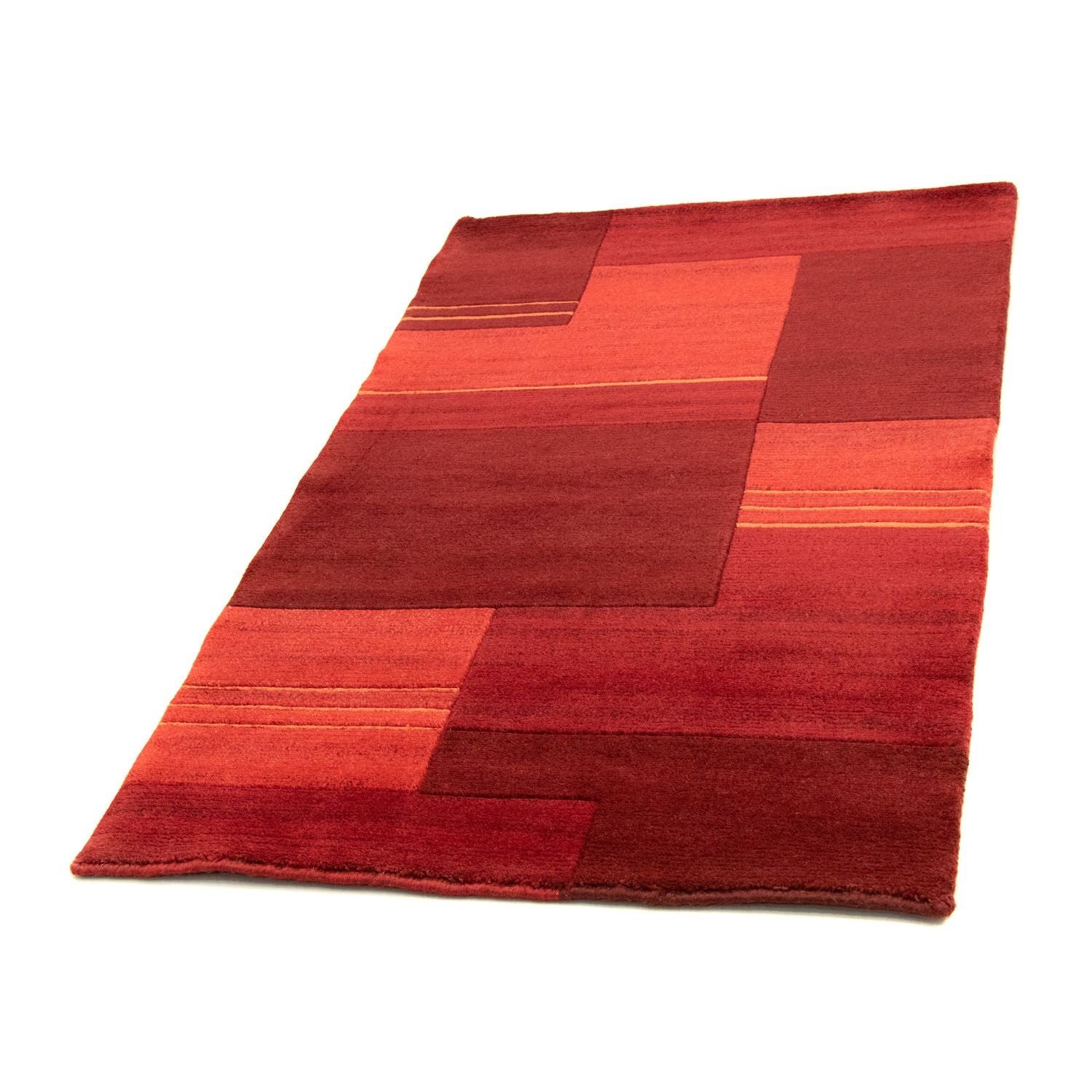 Alfombra de Nepal - 163 x 91 cm - rojo