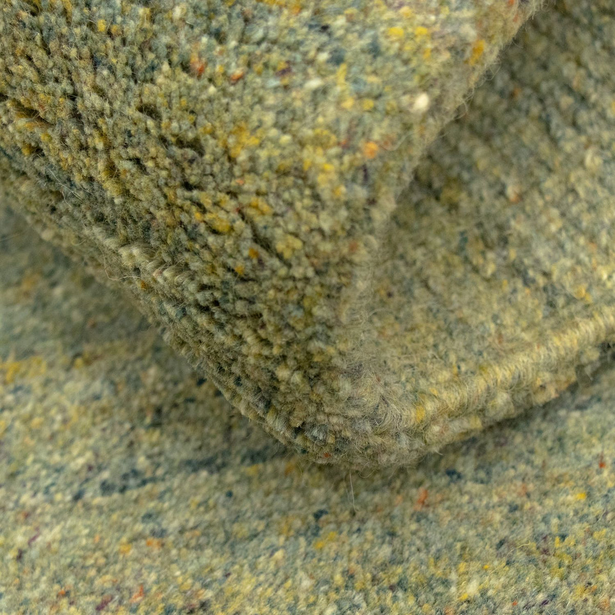 Alfombra de Nepal - 139 x 74 cm - verde