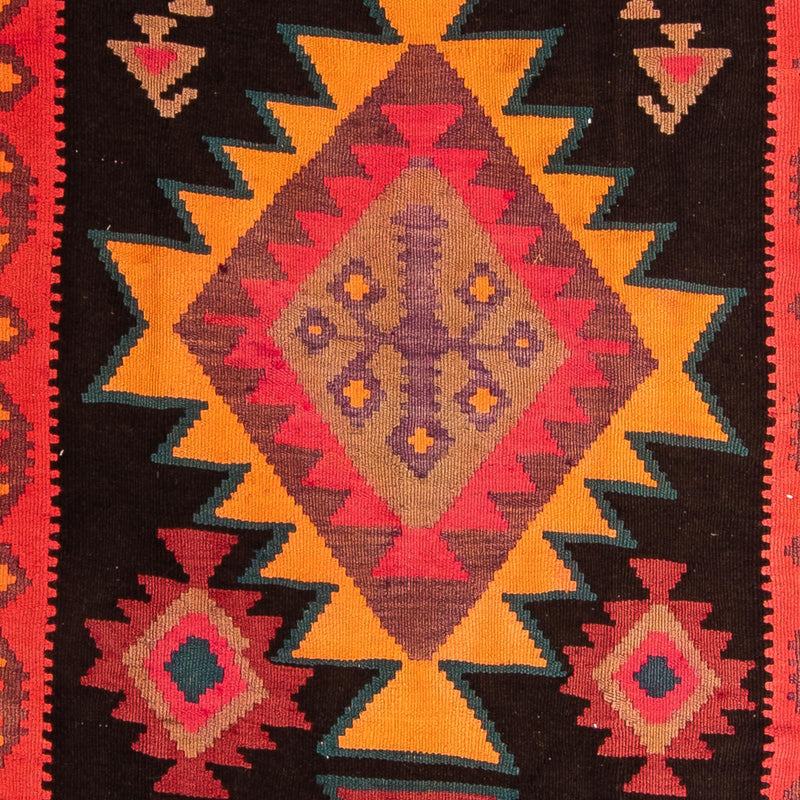 Alfombra de pasillo Alfombra Kelim - Antigua - 305 x 80 cm - multicolor