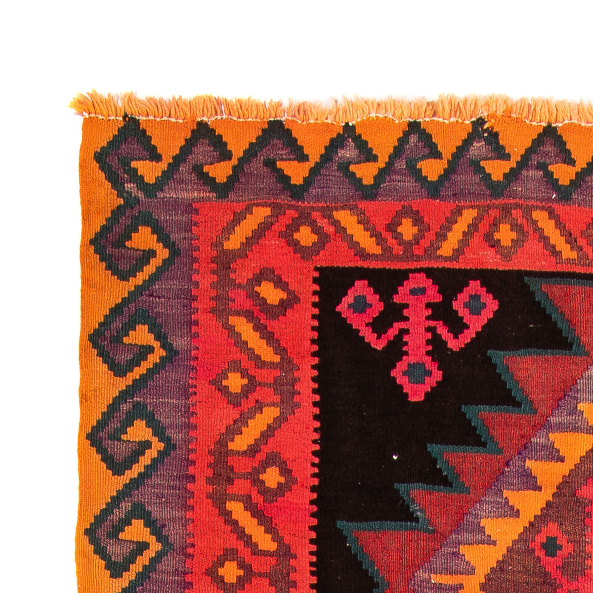 Kilim antiguo Alfombra 80x305cm